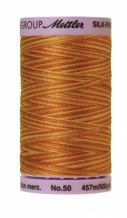 Mettler 9085 Silk-Finish Variegated Cotton Thread 50 wt. 500 Yd/457 M Spool