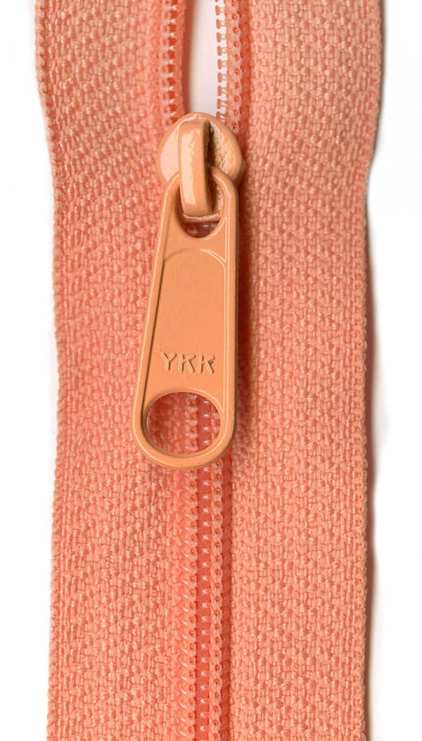 YKK Designer Accents Ziplon Closed Bottom Zipper, 22", Apricot