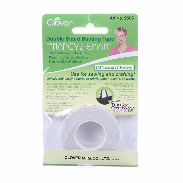 Clover Double-Sided Basting Tape 1/2" Wide 7-1/2 Yards Long