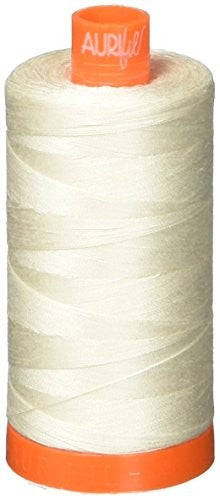 Aurifil Mako Cotton Thread 50 Weight 1422 Yard Spool Color 2311 Muslin