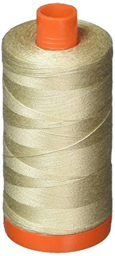 Aurifil Mako Cotton Thread 50 Weight 1422 Yard Spool Color 2312 Ermine