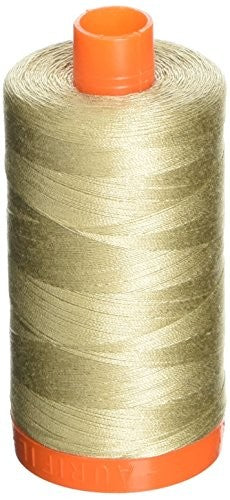 Aurifil Mako Cotton Thread 50 Weight 1422 Yard Spool Color 2324 Stone
