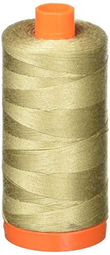 Aurifil Mako Cotton Thread 50 Weight 1422 Yard Spool Color 2325 Linen