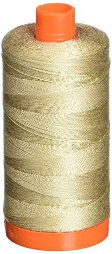Aurifil Mako Cotton Thread 50 Weight 1422 Yard Spool Color 2326 Sand