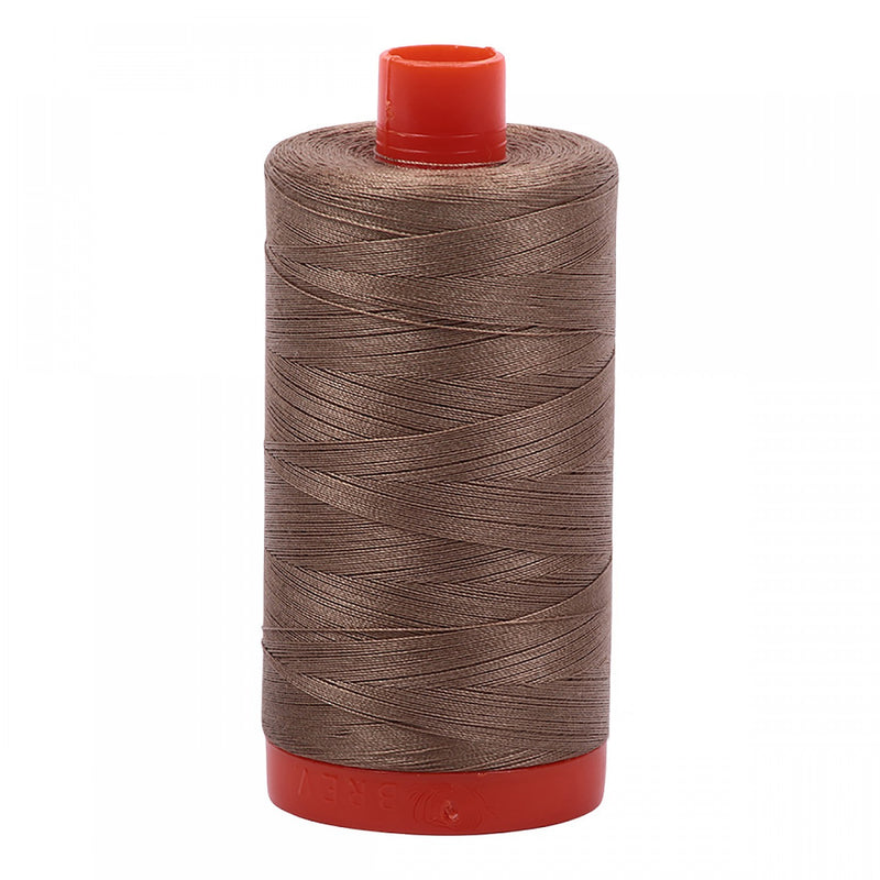 Aurifil Mako Cotton Thread 50 Weight 1422 Yard Spool Color 2370 Sandstone
