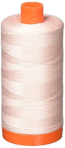 Aurifil Mako Cotton Thread 50 Weight 1422 Yard Spool Color 2410 Pale Pink