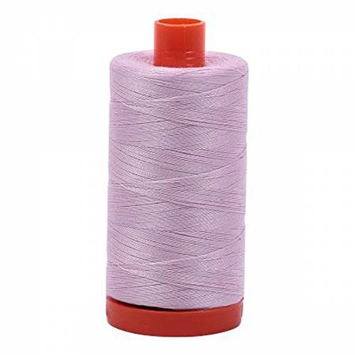Aurifil Mako Cotton Thread 50 Weight 1422 Yard Spool Color 2510 Light Lilac