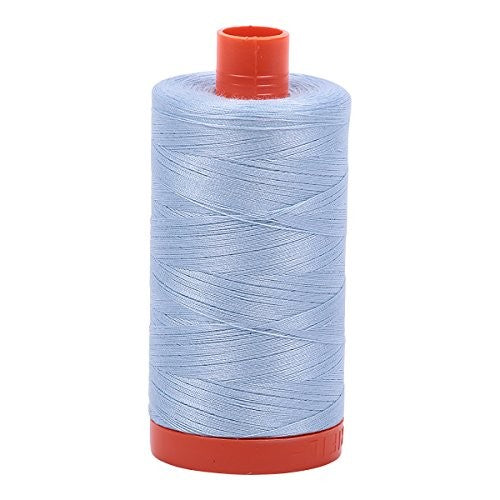 Aurifil Mako Cotton Thread 50 Weight 1422 Yard Spool Color 2710 Light Robins Egg