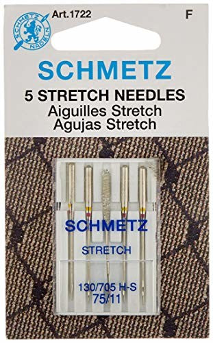 Schmetz 1722 Stretch Needles, 130/705 H-S 75/11, 5 per pack
