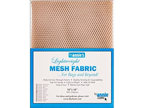 By Annie Mesh Fabric Lightweight 18"x 54" Natural