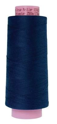 METTLER Seracor Polyester Serger Thread 50 Weight 2743 Yards Color 1304 Imperial Blue