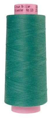 METTLER Seracor Polyester Serger Thread 50 Weight 2743 Yards Color 1091 Deep Aqua