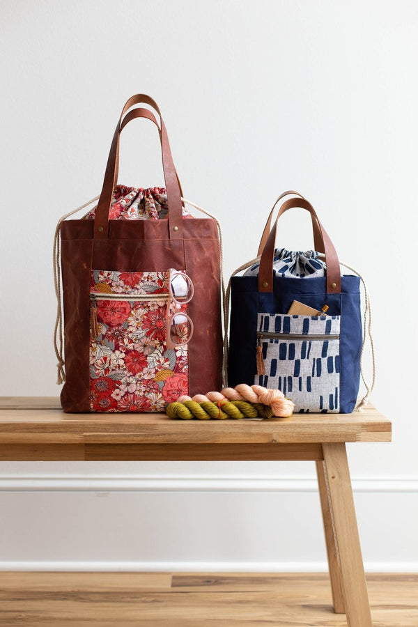 Firefly Tote Handbag Paper Pattern by Noodlehead