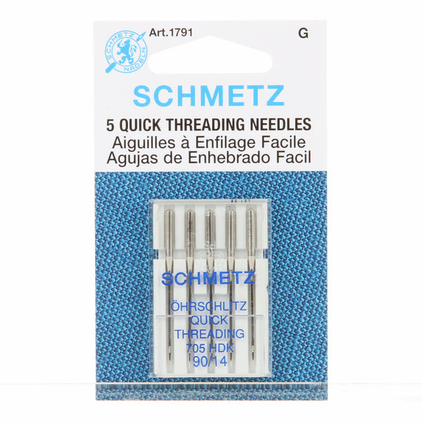 Schmetz Self-Threading Universal Machine Needles Size 14/90 Package of 5