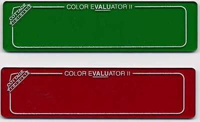 Quilter's Fabric Color Evaluator Filter Set 2 Red Green