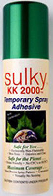 Sulky Temporary Fabric Adhesive Spray KK2000 3.6 Fl. Oz.