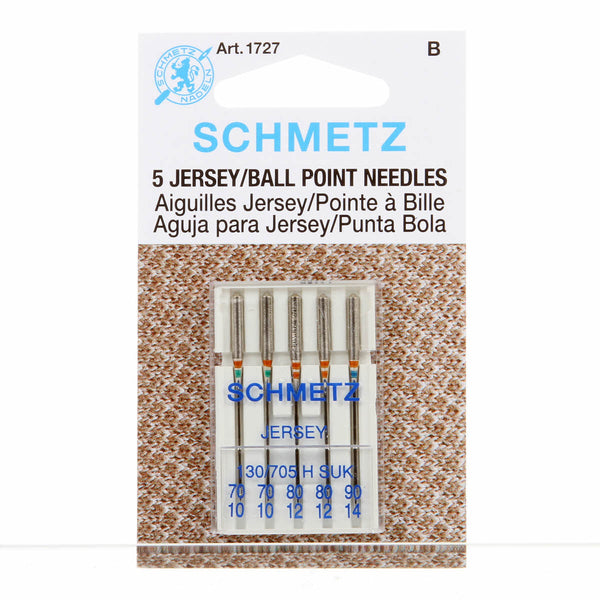 Schmetz Ballpoint Machine Needles System 137/705H Assortment Pack of 5