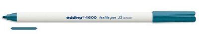 Edding 4600 Permanent Textile Marking Pen 1 mm Bullet Tip