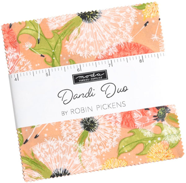 Robin Pickens Dandi Duo Charm Pack 42 Precut 5" Quilt Fabric Squares