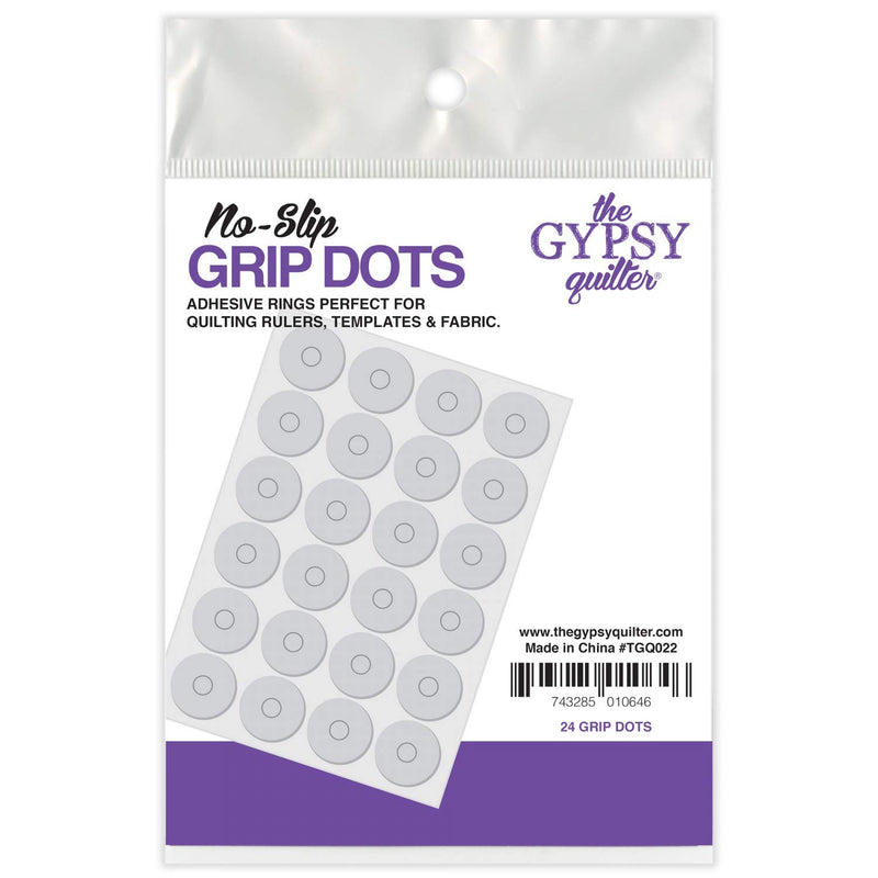 Gypsy Quilter No-Slip Grip Dots for Quilting Rulers