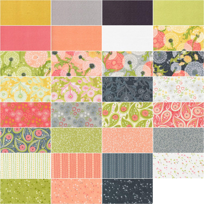 Robin Pickens Dandi Duo Charm Pack 42 Precut 5" Quilt Fabric Squares