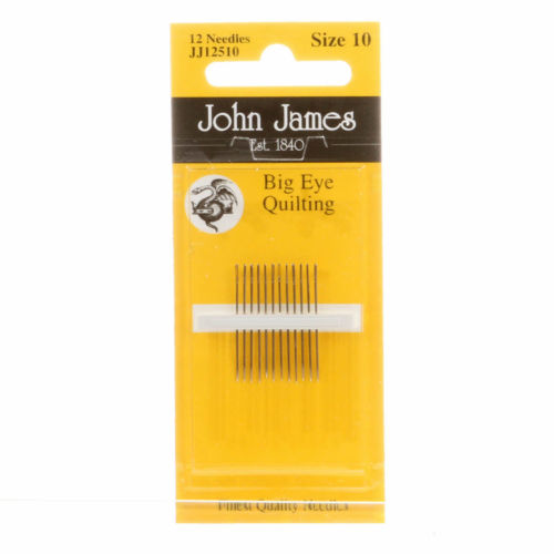 John James Big Eye Quilting Between Needles Package of 10