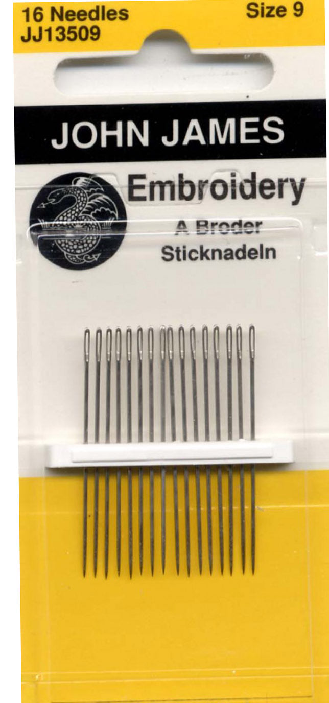 John James Embroidery Crewel Needles Package of 16