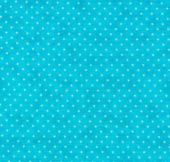 Moda Essential Dots Quilt Fabric Style 8654/35 Turquoise