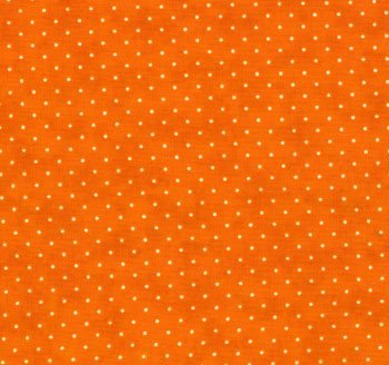 Moda Essential Dots Quilt Fabric Style 8654/34 Orange