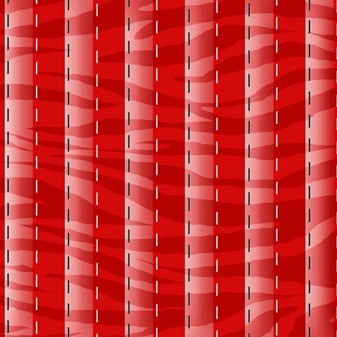 Sew What by Dana Brooks Stitching Stripe Quilt Fabric Style 9708/88 Red