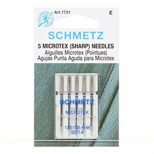 Schmetz Microtex Sharp Machine Sewing Needles Package of 5