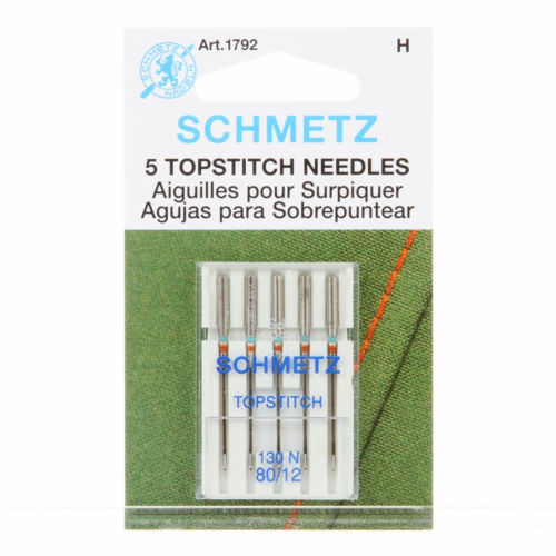 Schmetz Topstitch Sewing Machine Needles System 130/705 Package of 5