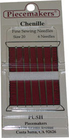 Piecemakers Chenille Needles Pkg of 6