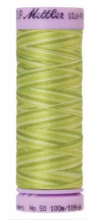 Mettler 9075 Silk-Finish Variegated Cotton Thread 50 wt. 109 Yd/100 M Spool