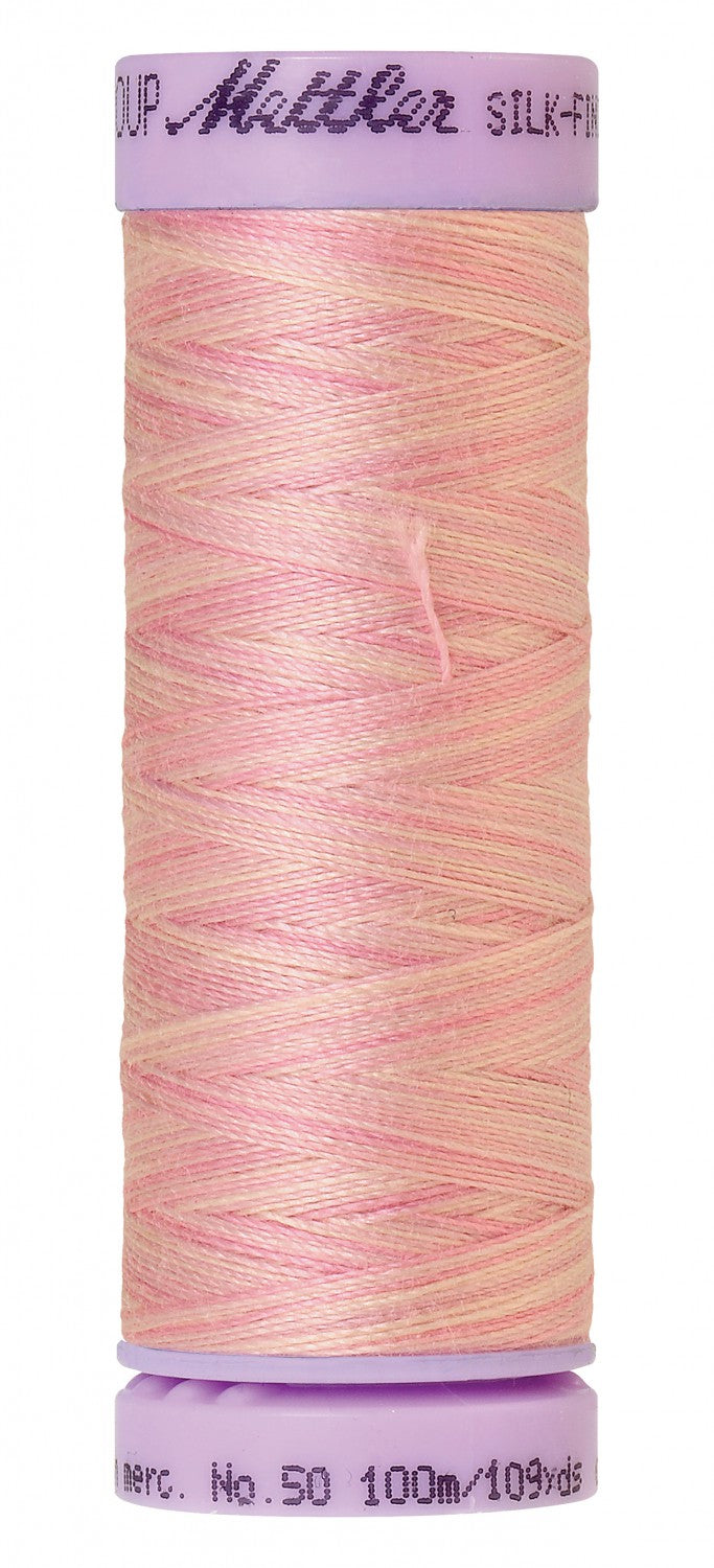 Mettler 9075 Silk-Finish Variegated Cotton Thread 50 wt. 109 Yd/100 M Spool