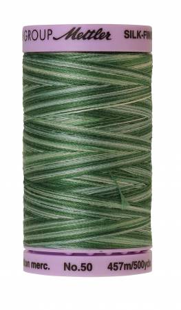 Mettler 9085 Silk-Finish Variegated Cotton Thread 50 wt. 500 Yd/457 M Spool