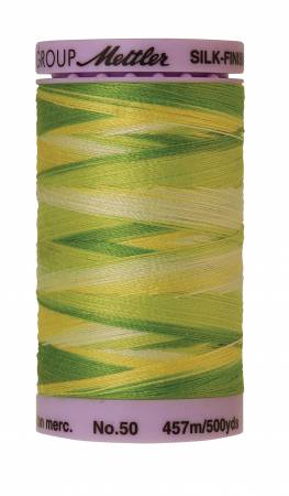 Mettler 9085 Silk-Finish Variegated Cotton Thread 50 wt. 500 Yd/457 M Spool