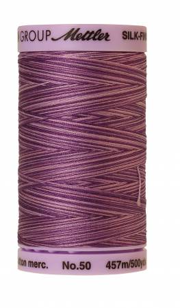 Mettler 9085 Silk-Finish Variegated Cotton Thread 50 wt. 500 Yd/457 M Spool