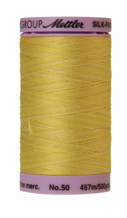 Mettler 9085 Silk-Finish Variegated Cotton Thread 50 wt. 500 Yd/457 M Spool