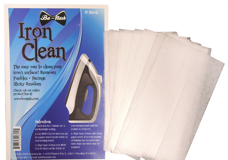 Bo Nash Iron Clean Iron Cleaner Cloths Package of 10