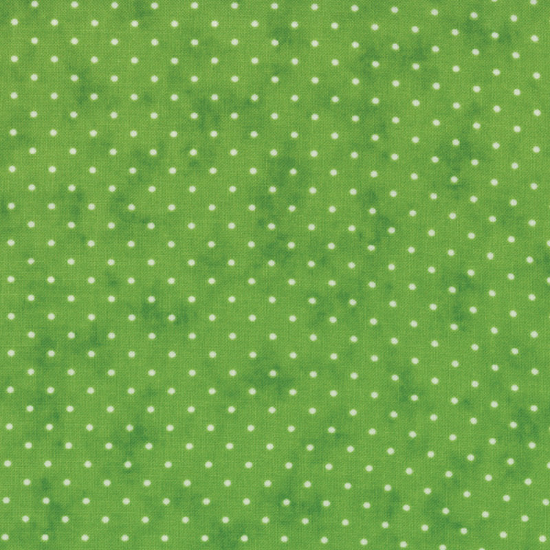 Moda Essential Dots Quilt Fabric Green By the Yard