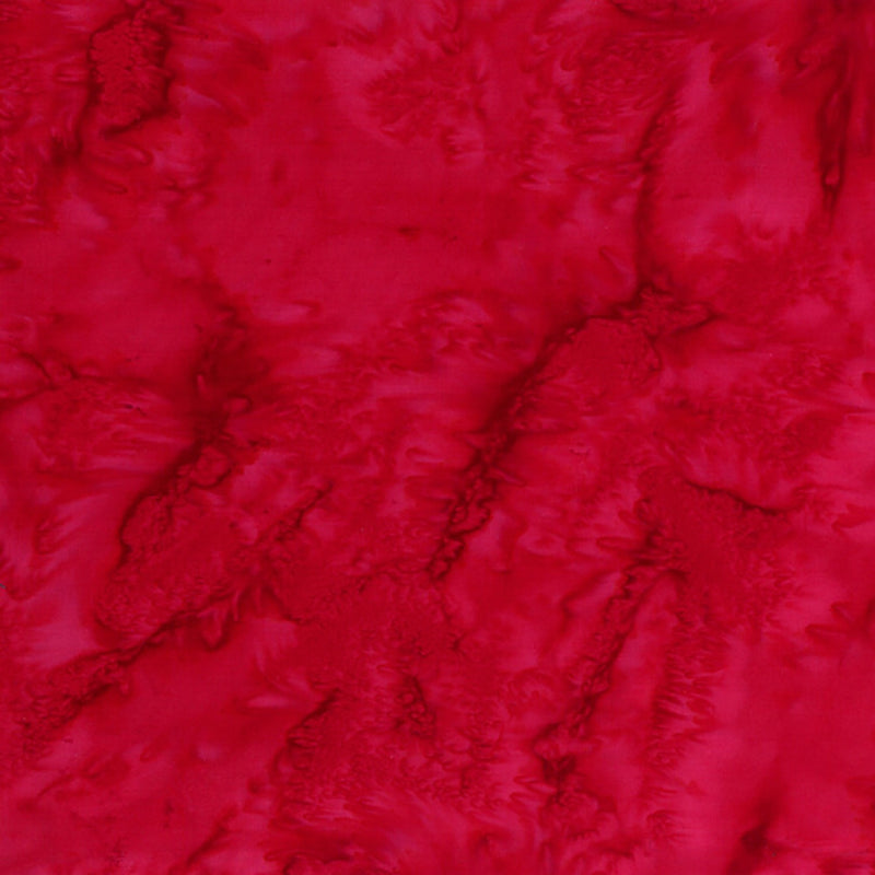 Hoffman 1895 Watercolors Bali Batik Quilt Fabric Red Style 1895/5