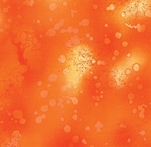 Benartex Fossil Fern Quilt Fabric Orange Juice Style 528/68