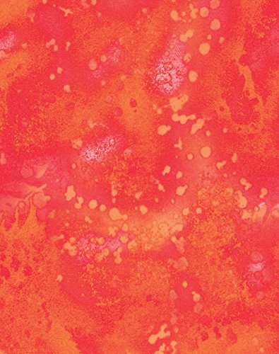 Benartex Fossil Fern Quilt Fabric Pink Mango Style 528/70