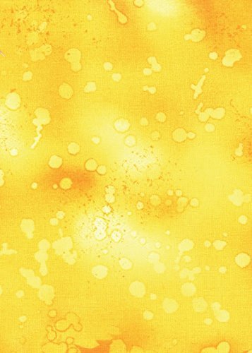 Benartex Fossil Fern Quilt Fabric Bright Yellow Style 528/88