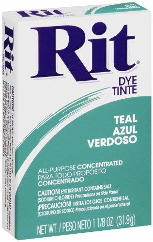Rit All-Purpose Powder Dye Teal 1-1/8 Ounce Package