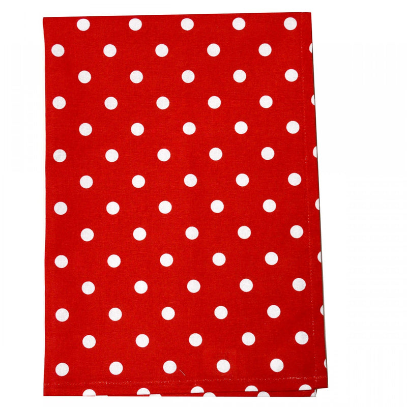 Dunroven House 20 x 28 inch Cotton Polka Dot Tea Towel