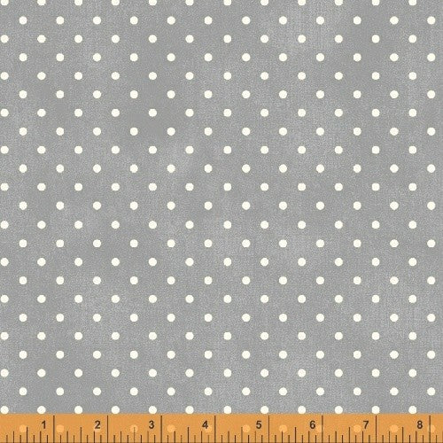 Windham Julia Polka Dots Quilt Fabric Style 51127-2 Gray