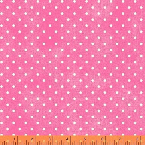 Windham Julia Polka Dots Quilt Fabric Style 51127-5 Pink