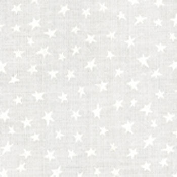 Moda Muslin Mates White on White Tonal Quilt Fabric Stars Style 9921/11